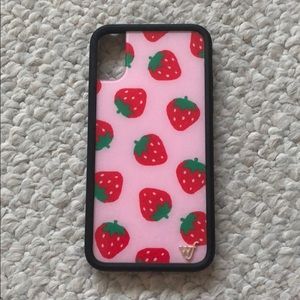 Wildflower iPhone X Strawberry Case